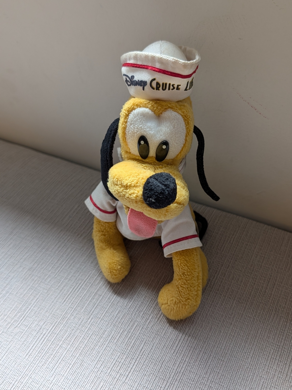 Disney Yellow Pluto Sailor Plush Dog Toy